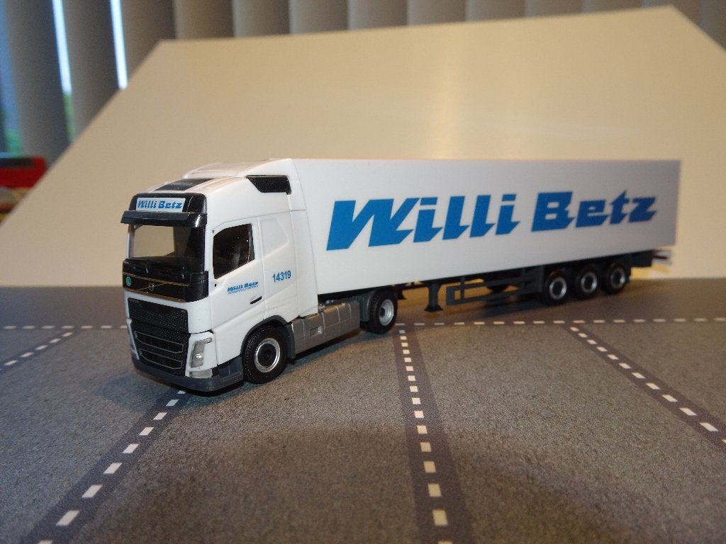 818 herpa volvo fh 14319-37056 willi betz koeler 1:87 truck, Ophalen of Verzenden, Zo goed als nieuw, Bus of Vrachtwagen, Herpa