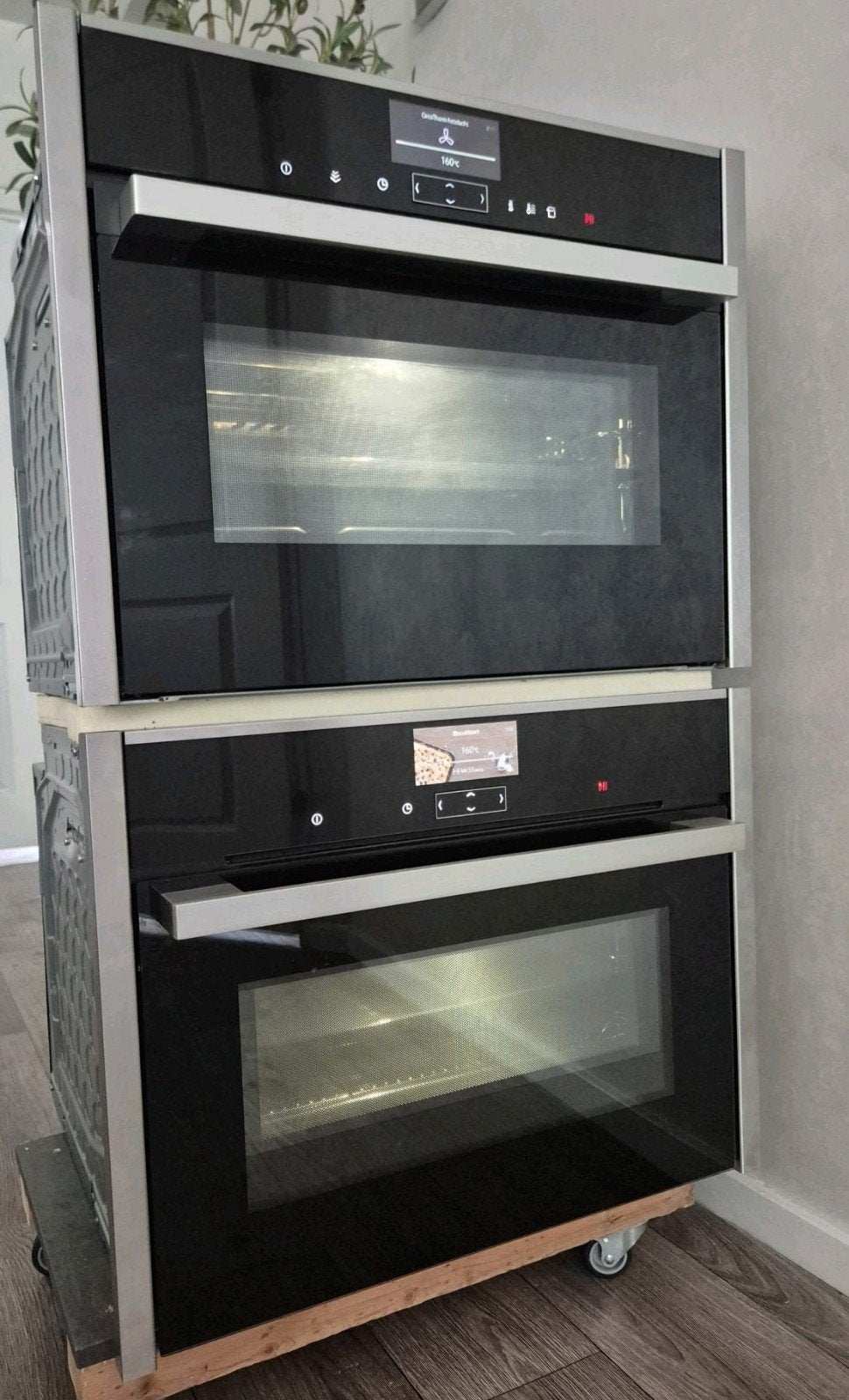 luxe NEFF set; combi stoombak met Wifi +Combi oven/magnetron, Ophalen, 45 tot 50 cm, Neff, Hete lucht
