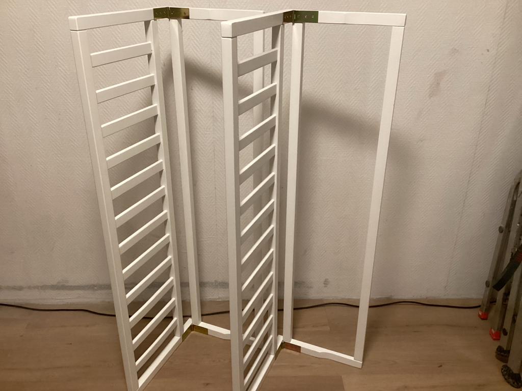 Wit houten uitval beveiliging, Ophalen, Gebruikt, Minder dan 140 cm, Minder dan 70 cm