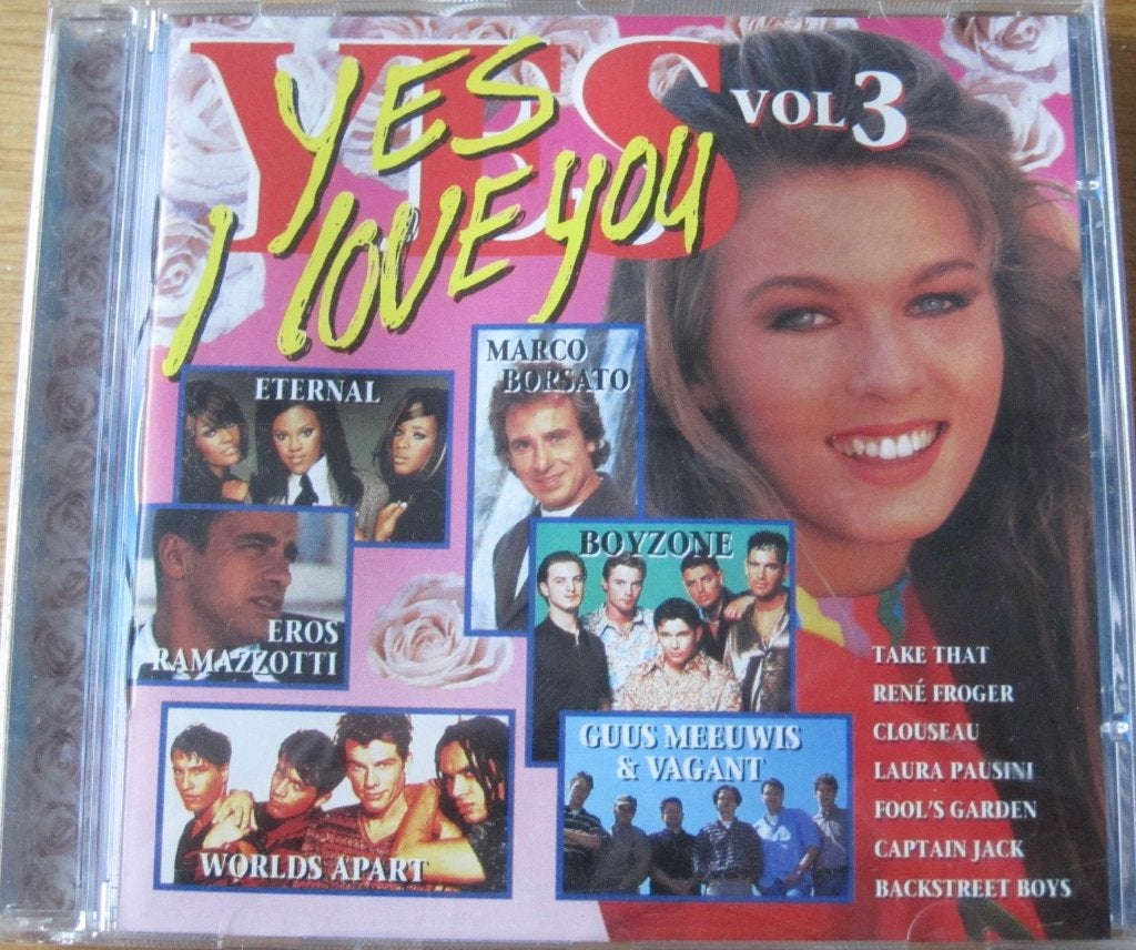 Yes I love you - volume 3 met o.a. Take That en Boyzone, Ophalen of Verzenden, Zo goed als nieuw, Pop, Verzamelalbum