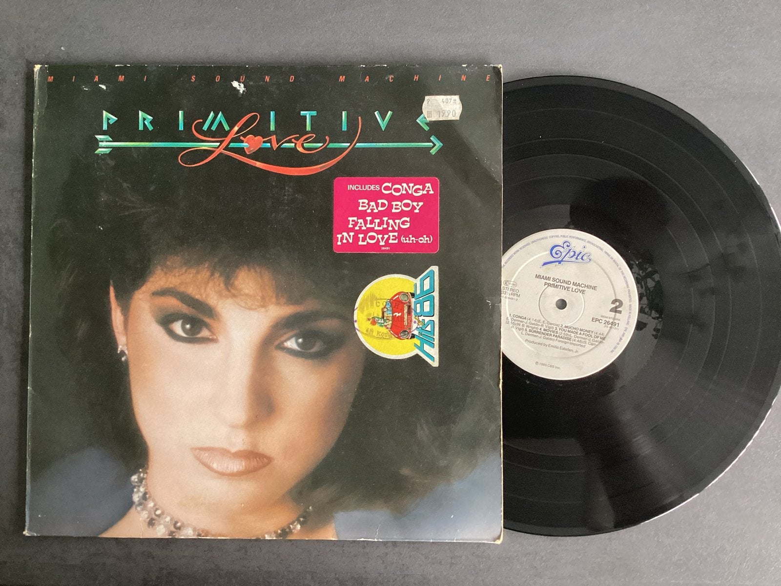 Miami Sound Machine - Primitive Love (LP), LP, Gebruikt, Pop, Ophalen of Verzenden