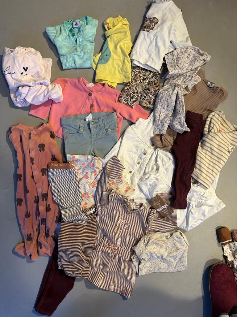 Kledingpakket meisje maat 62-68 (voorjaar/zomer/najaar), Ophalen of Verzenden, Gebruikt, Maat 62