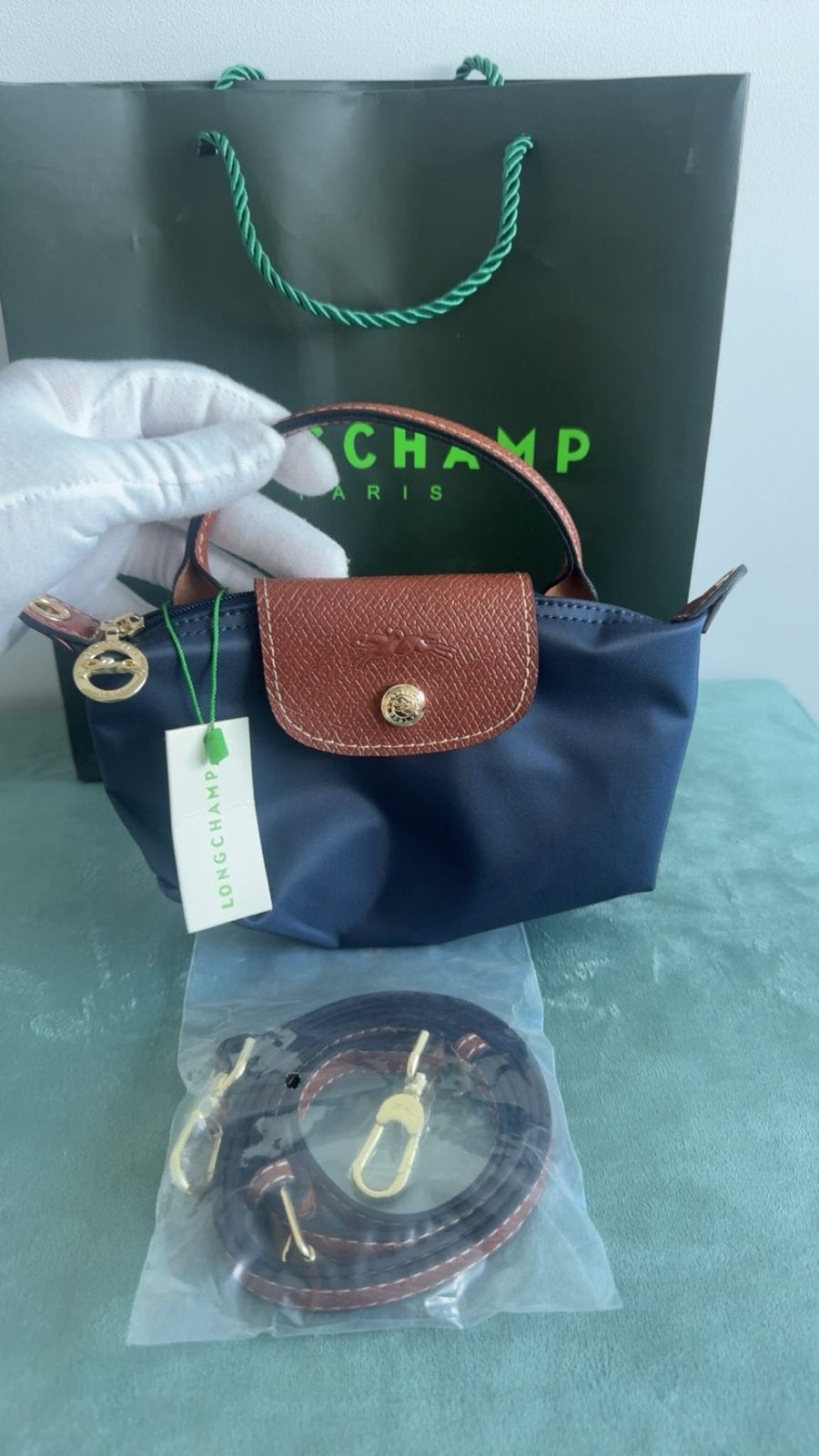 Mini Handtas - Nieuw met label, Ophalen of Verzenden, Nieuw, Blauw, Handtas