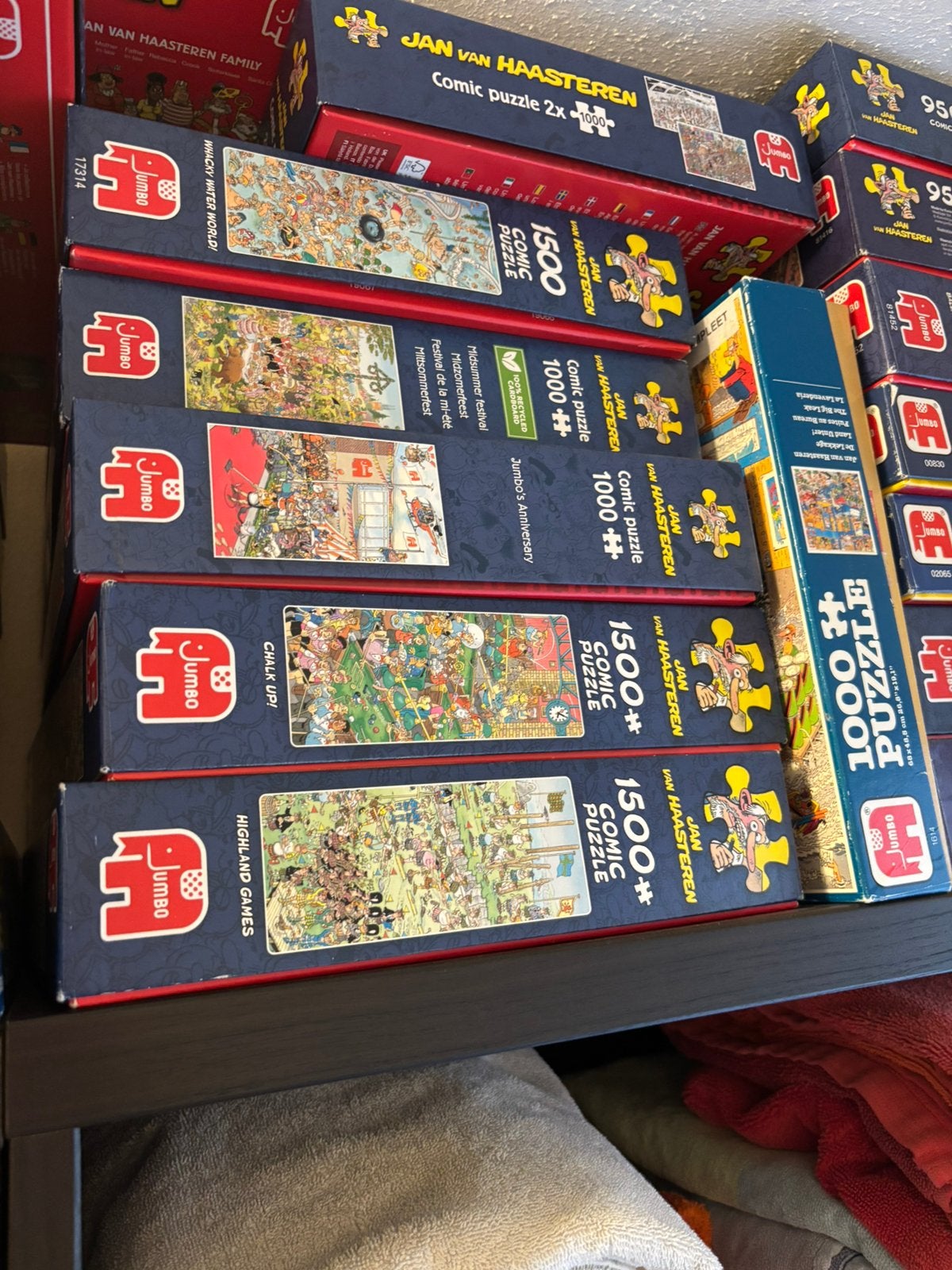 Jan van Haasteren puzzels, Ophalen of Verzenden, Meer dan 1500 stukjes, Zo goed als nieuw, Legpuzzel