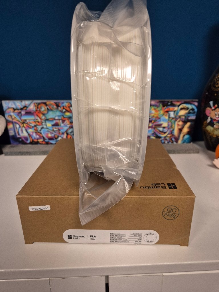 Bambu Lab PLA basic - Jade White (1kg), Ophalen of Verzenden, Nieuw, Filamentrollen