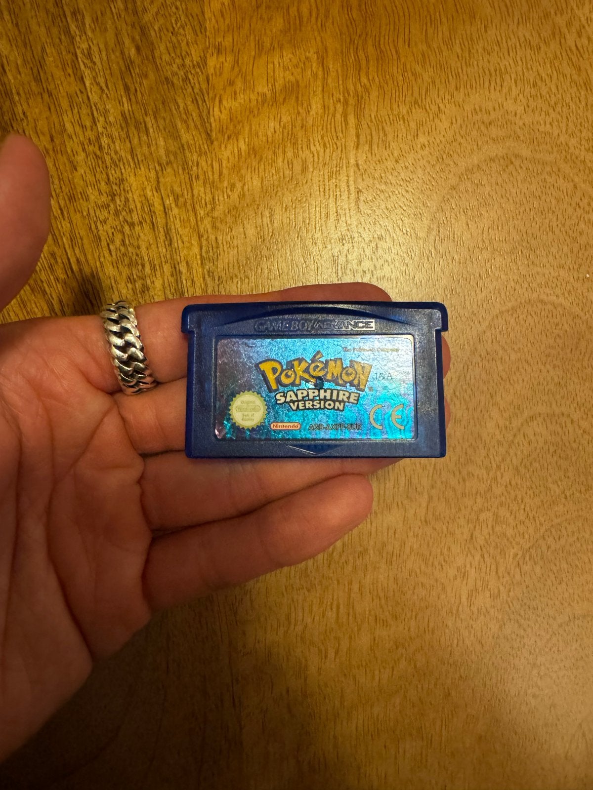 Pokémon Sapphire Version - Game Boy Advance orgineel, Spelcomputers en Games, Gebruikt, 1 speler, Ophalen of Verzenden, Role Playing Game (Rpg)