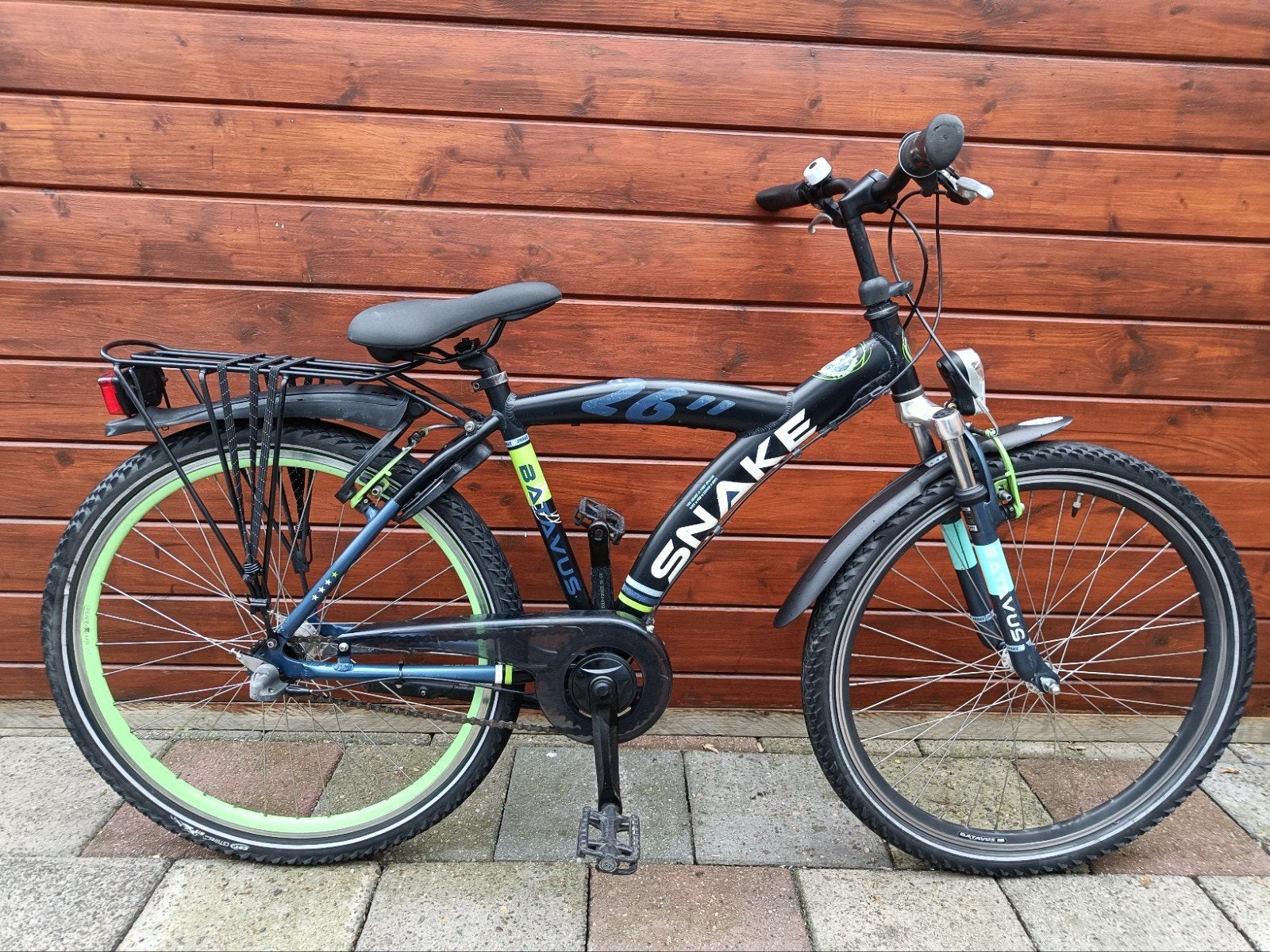 Prachtige Batavus Snake 26 inch jongens fiets met 3 V, Terugtraprem, Handrem, Ophalen, 26 inch of meer
