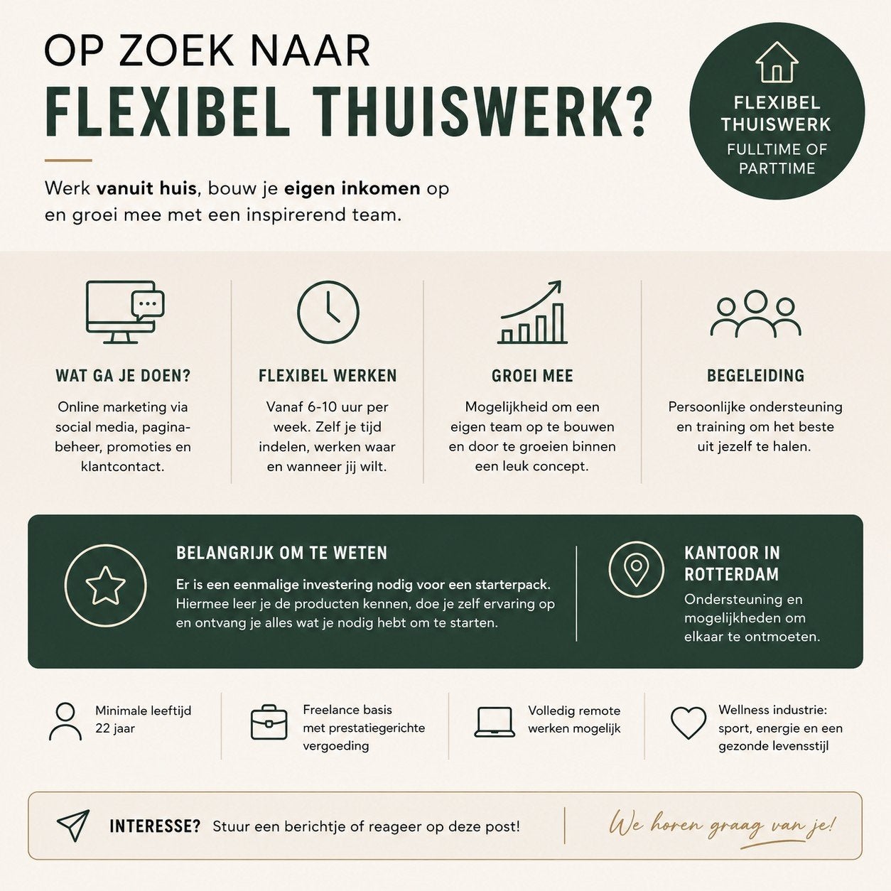 Bouw een inkomen op voor jezelf in de wellness industrie, Vacatures, Vacatures | Thuiswerk, Overige niveaus, Starter, Overige vormen