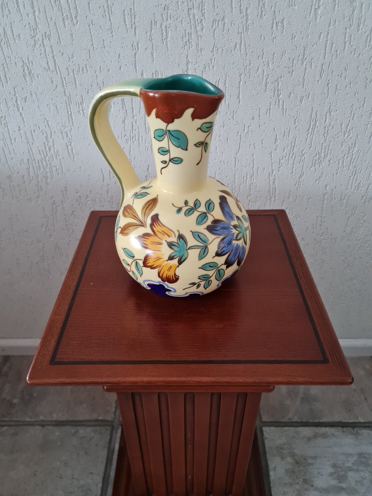 Art Deco "Kabor" vaas/kan  Gouds Plateel, Antiek en Kunst, Ophalen