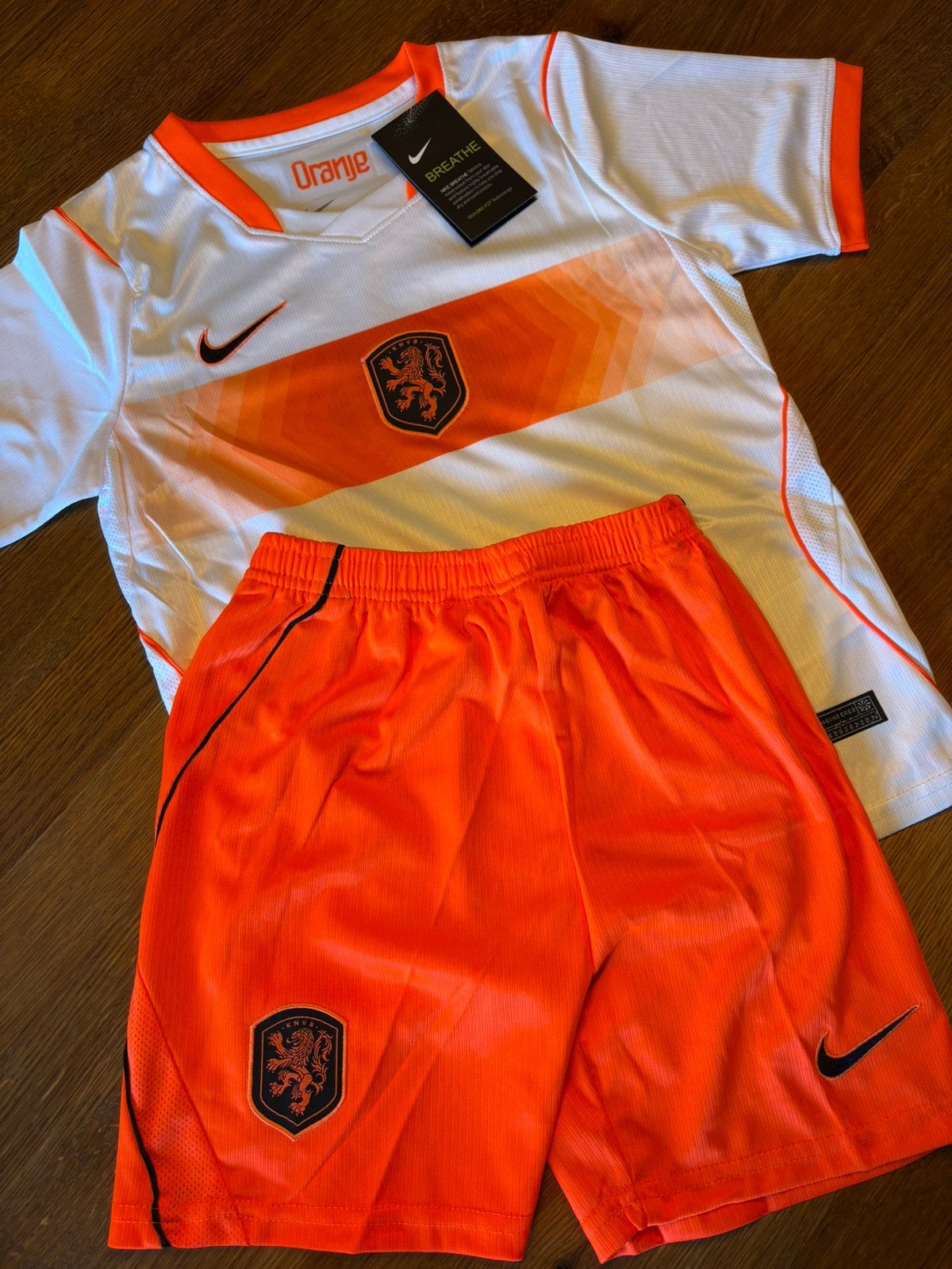 Uit tenue NL elftal, Sport en Fitness, Voetbal, Maat XS of kleiner, Ophalen of Verzenden, Zo goed als nieuw, Set