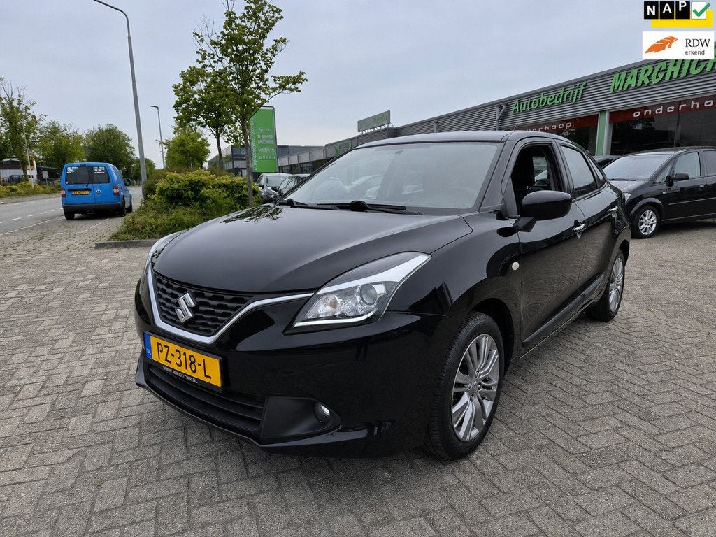 Suzuki Baleno 1.2 Exclusive | NAP | Airco | Bluetooth | Zuin, Gebruikt, 4 cilinders, 840 kg, Zwart