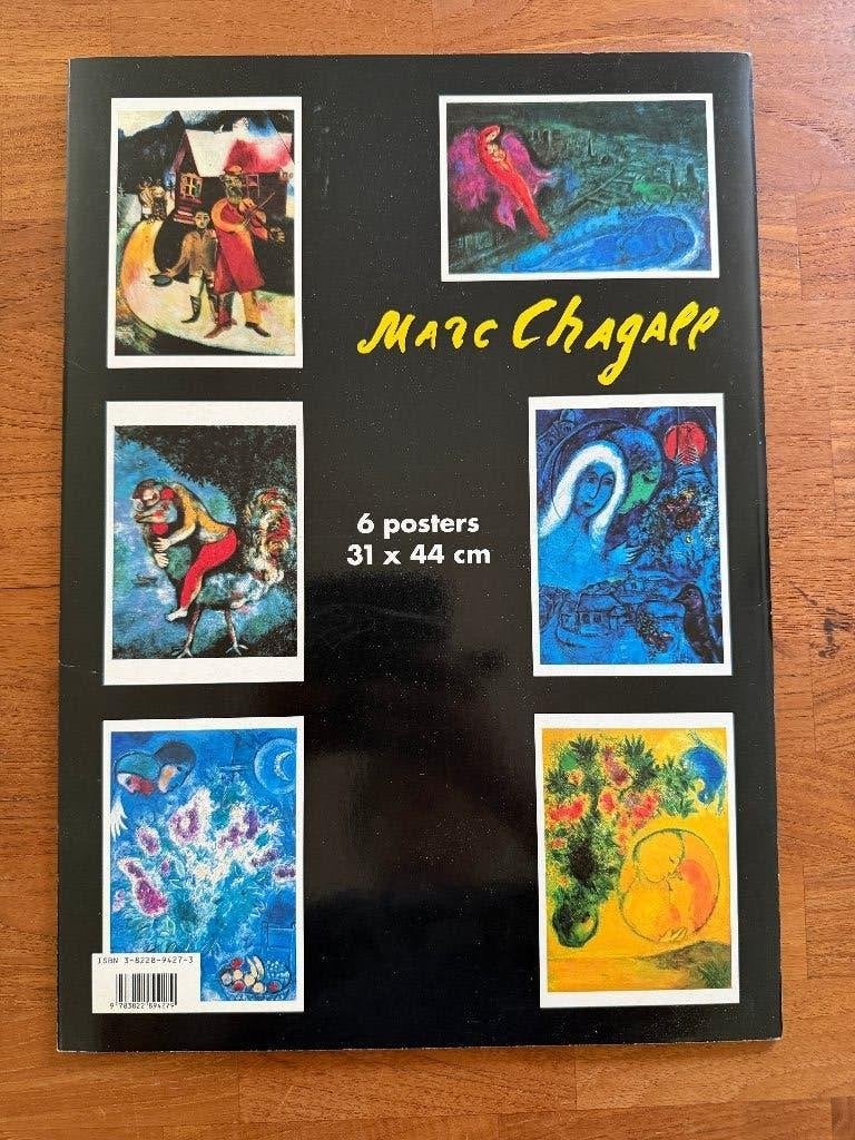 Marc Chagall Posterboek - 6 posters 31 x 44 cm, Ophalen of Verzenden, Zo goed als nieuw, Schilder- en Tekenkunst