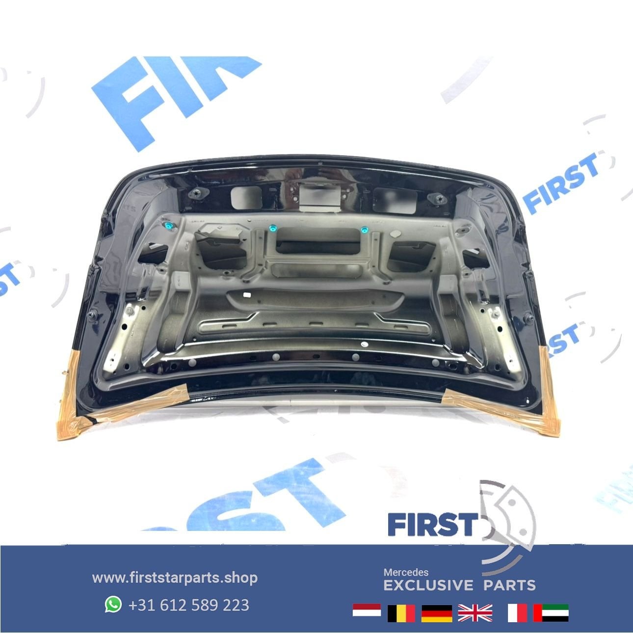 W206 C KLASSE ACHTERKLEP C63 AMG A2067500400 KOFFERKLEP C43, Gebruikt, Ophalen of Verzenden, Achter, -
