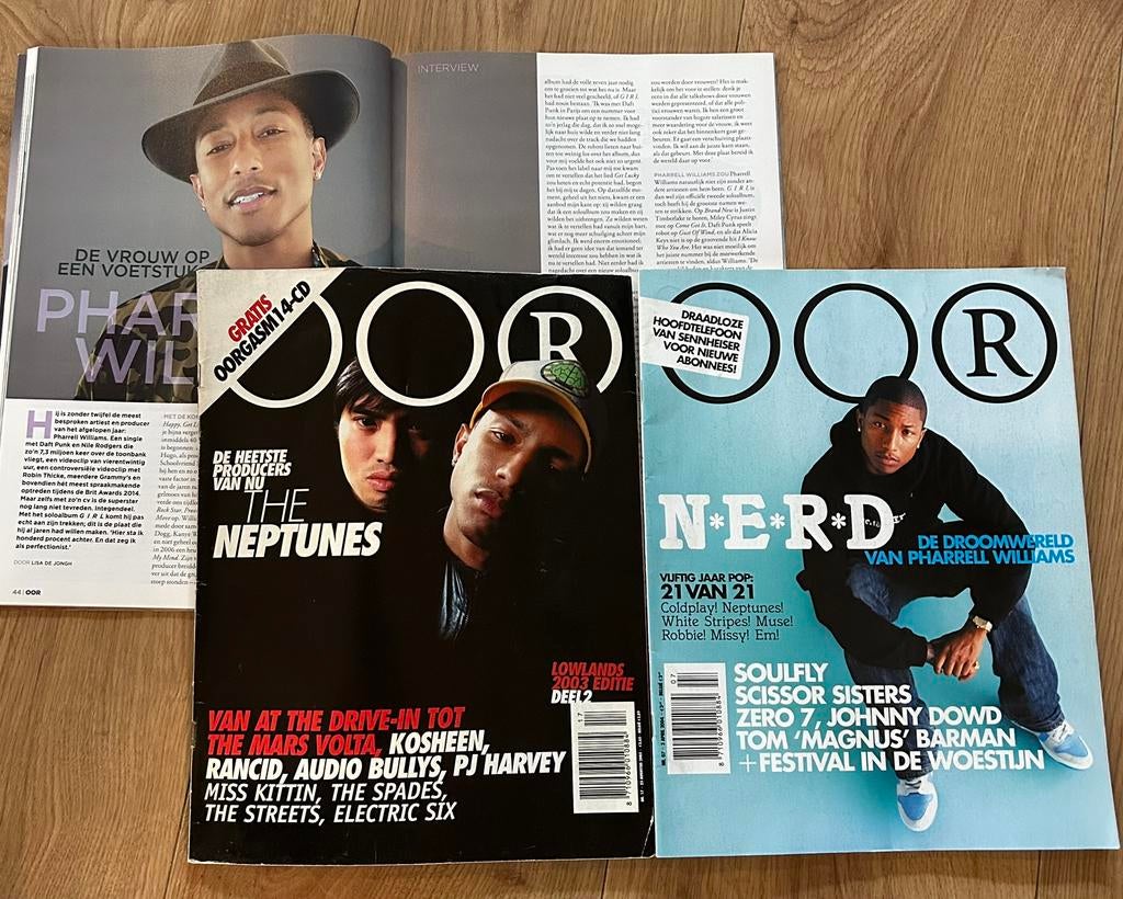 Pharrel Williams NERD OOR 2003 2004, Ophalen of Verzenden, Zo goed als nieuw, Boek, Tijdschrift of Artikel
