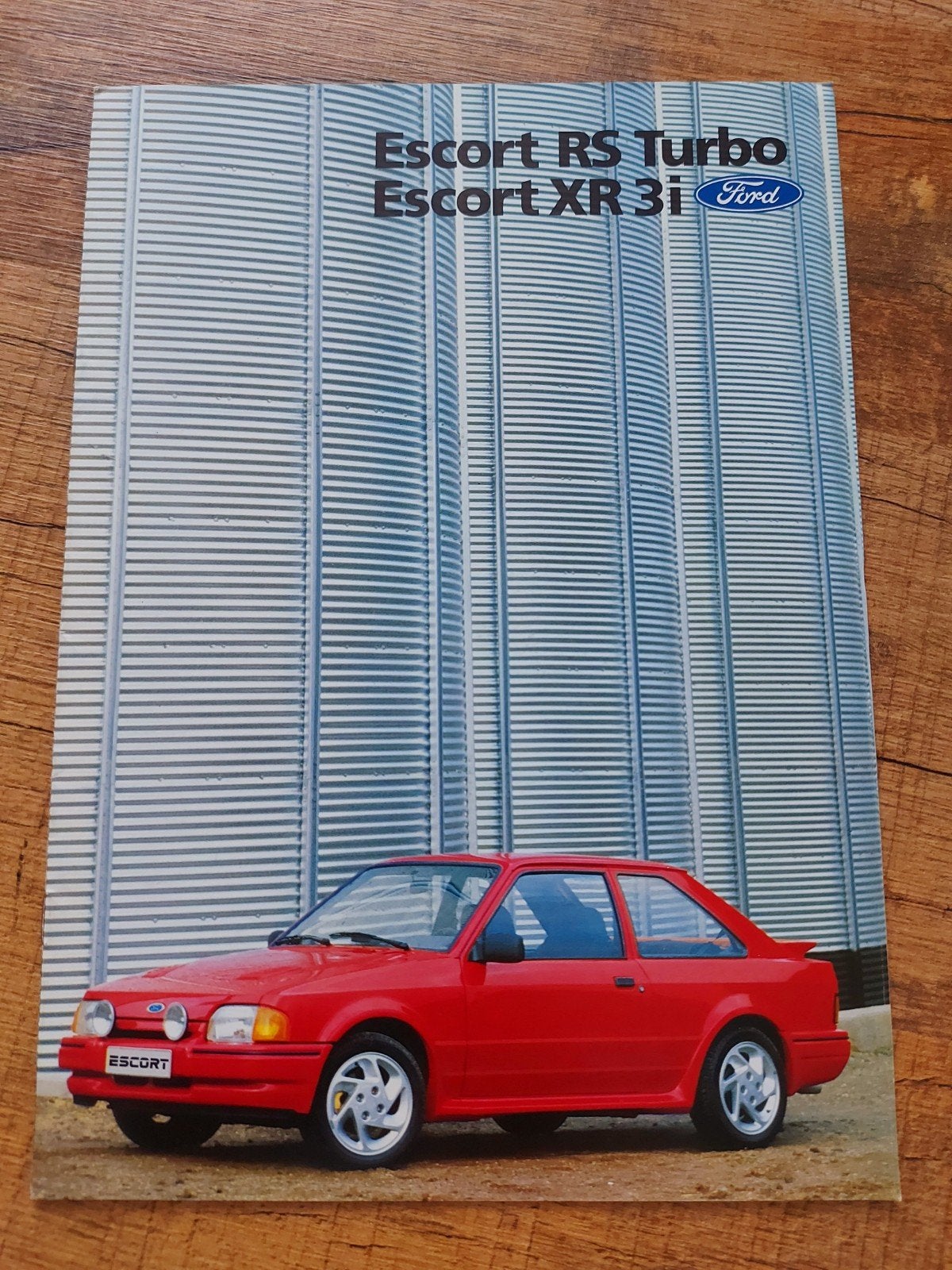 1986 Ford Escort RS Turbo & XR3i folder, Ophalen of Verzenden, Zo goed als nieuw, Ford