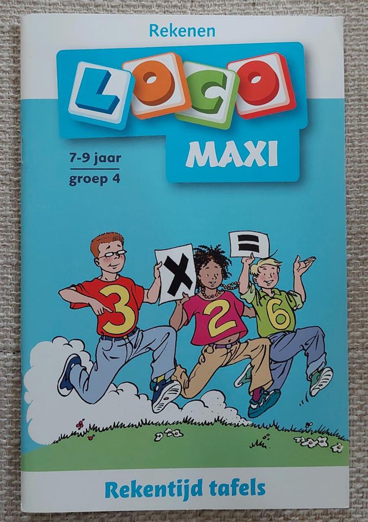 Loco Maxi Rekentijd tafels 7-9 jaar groep 4, Ophalen of Verzenden