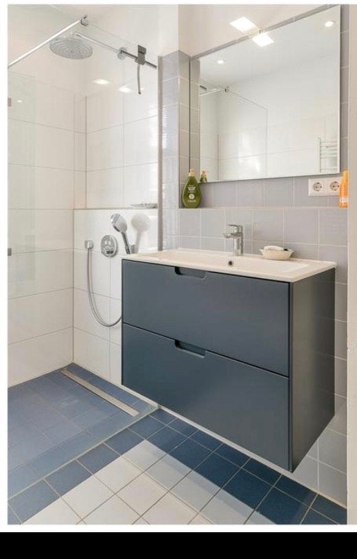 Wastafelmeubel met dubbele lade en sifon, Ophalen, Gebruikt, 50 tot 100 cm, Minder dan 100 cm