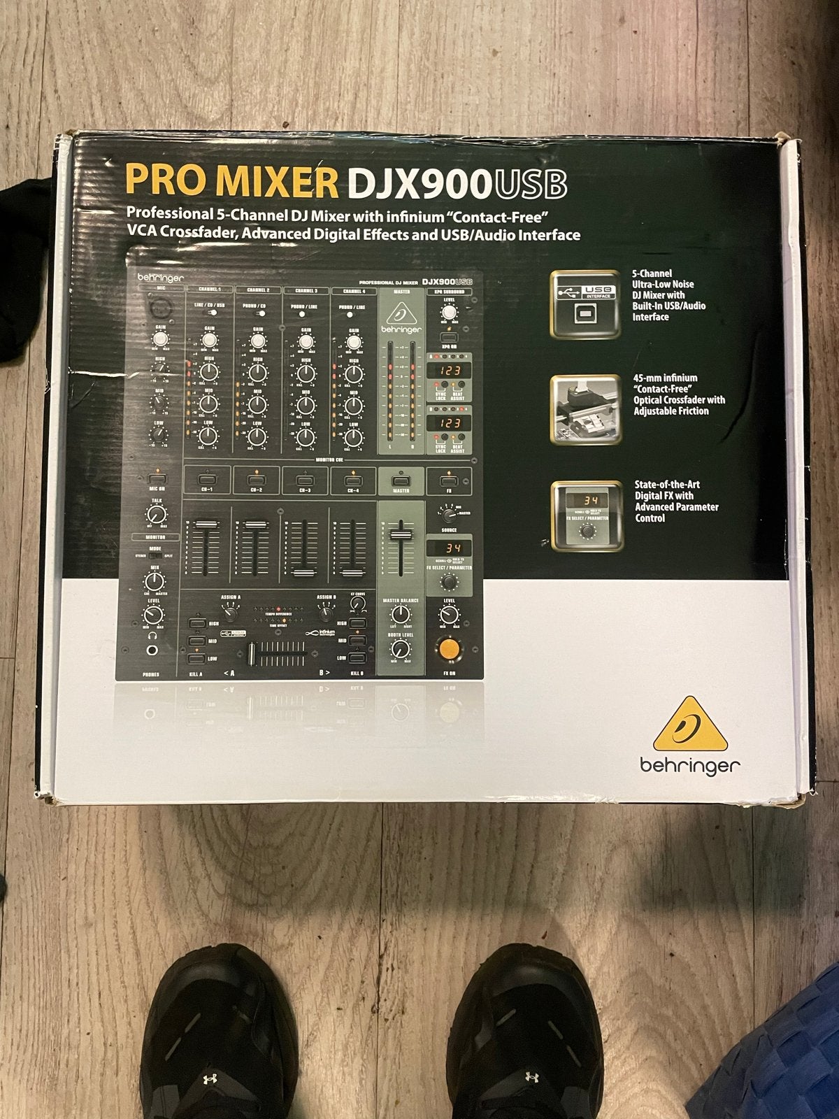 Behringer PRO MIXER DJX900USB DJ-mixer, Ophalen of Verzenden, Zo goed als nieuw, Dj-set, Behringer