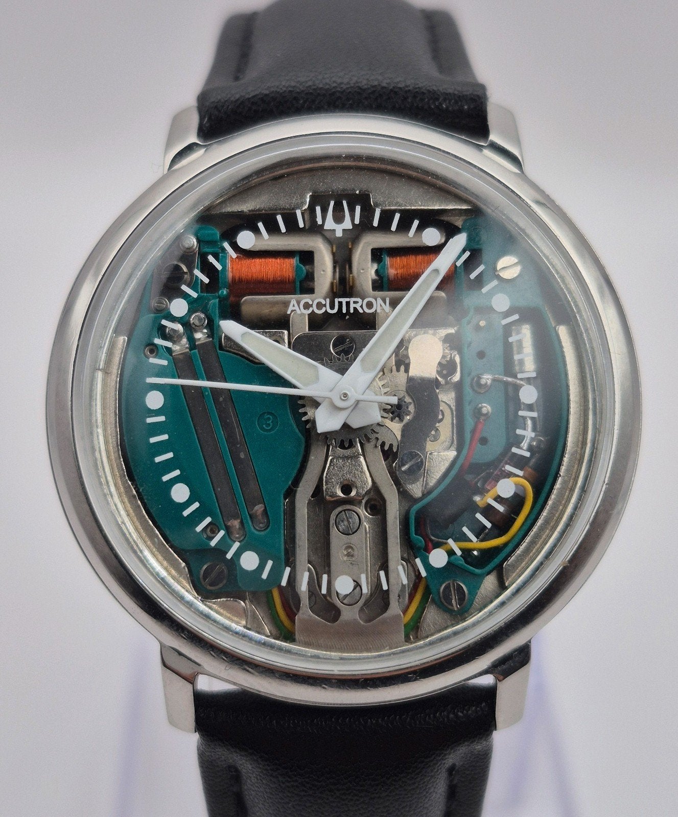 Bulova Accutron Spaceview 214 – 1964 (M4) – Conversion Model, Ophalen of Verzenden