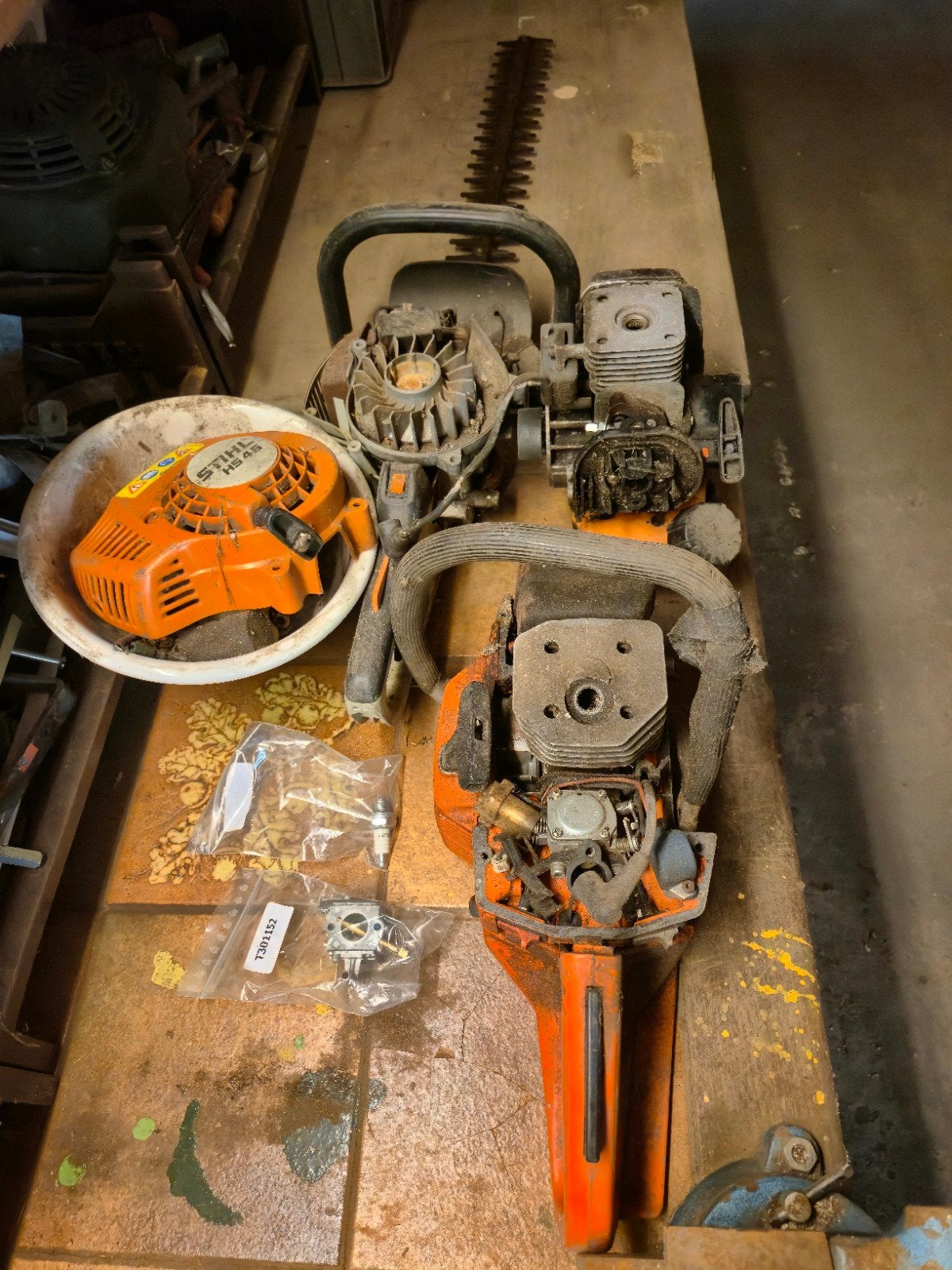Stihl Heggenschaar Onderdelen en Hitachi Sstar Motor, Ophalen of Verzenden, Gebruikt