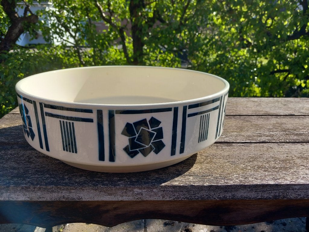 oude Franse schaal, groot model, fruitmand, antiek, art deco, Ophalen