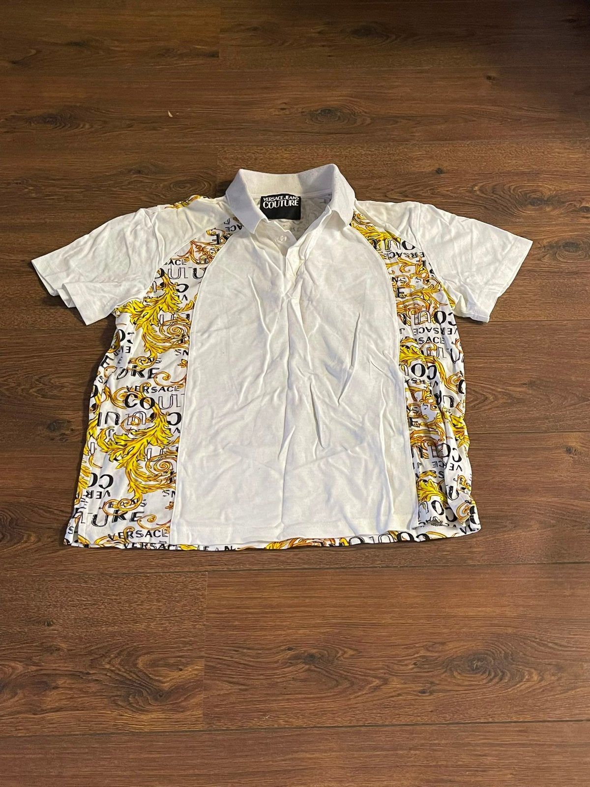 Versace Jeans Couture Polo Shirt Maat S, Kleding | Heren, Ophalen of Verzenden, Zo goed als nieuw, Maat 46 (S) of kleiner, Wit