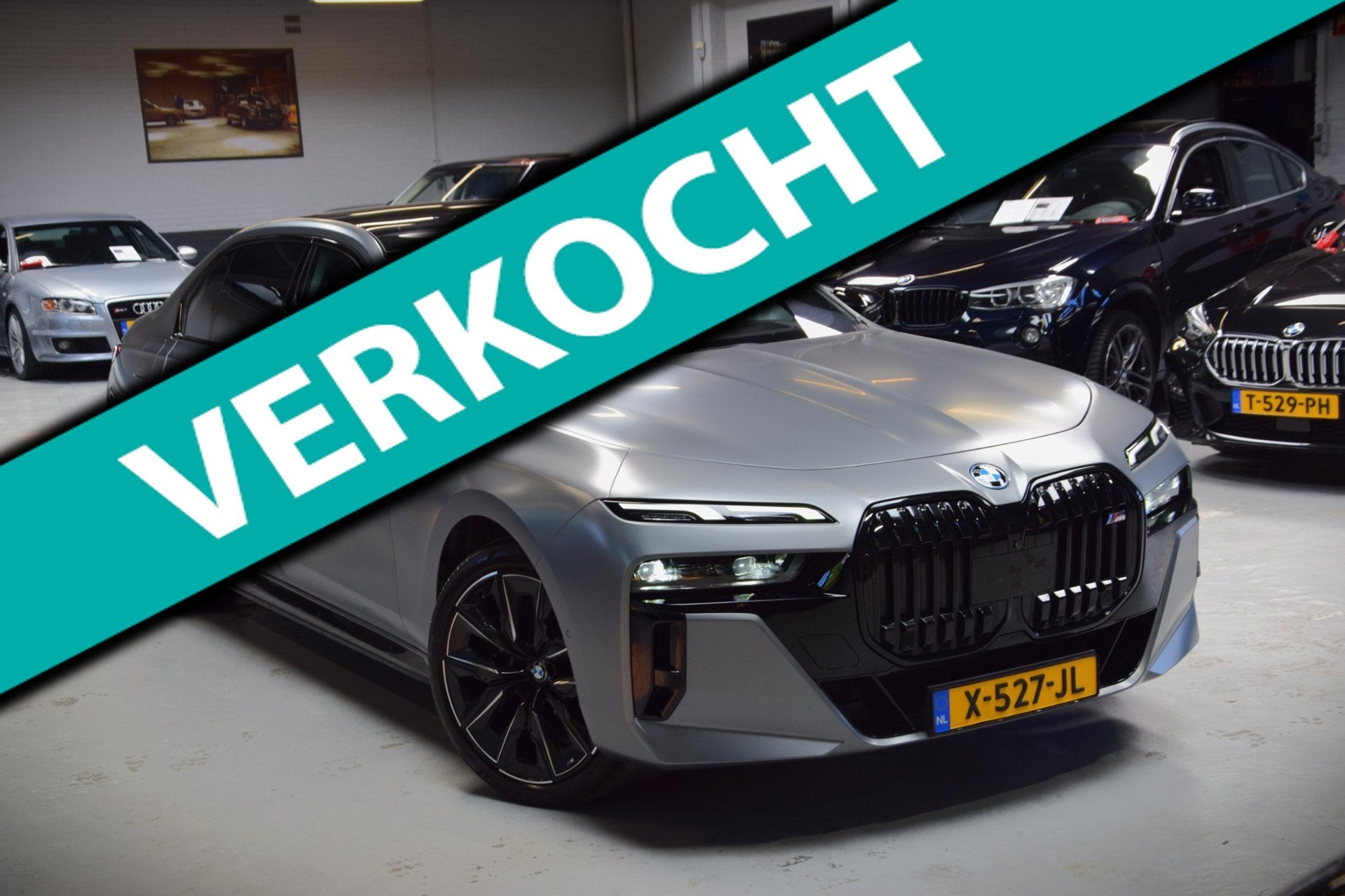 BMW 7-serie M760e xDrive Navi|Massage|Theater Screen|Auto-Do, Automaat, Dealer onderhouden, Gebruikt, 2000 kg