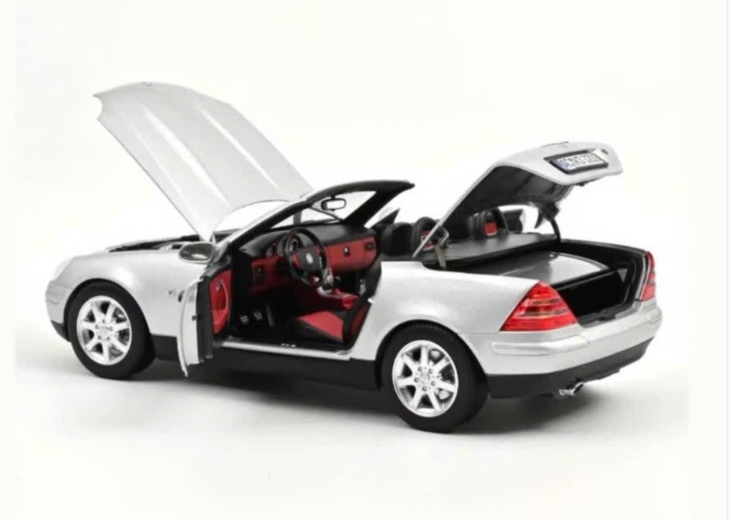 Mercedes-Benz SLK 1996 Zilver schaal 1/18 NOREV Ref. 183020, Verzenden, Nieuw, Auto, Norev