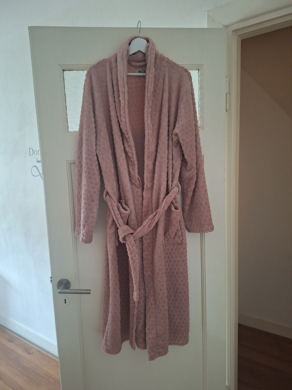 Ten Cate zachte roze badjas - mt XL, Ten Cate, Ophalen of Verzenden, Gedragen, Roze
