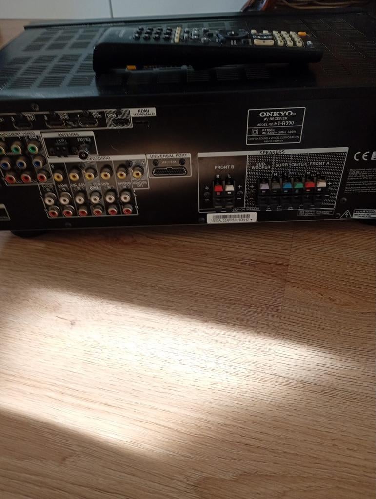 Onkyo ht-r390  Cinema, Audio, Tv en Foto, Versterkers en Receivers, Gebruikt, Ophalen of Verzenden, 60 tot 120 watt, Onkyo