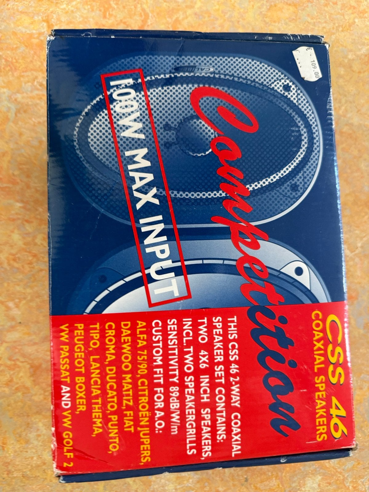 Caliber css 46 speakers, Ophalen of Verzenden, Zo goed als nieuw