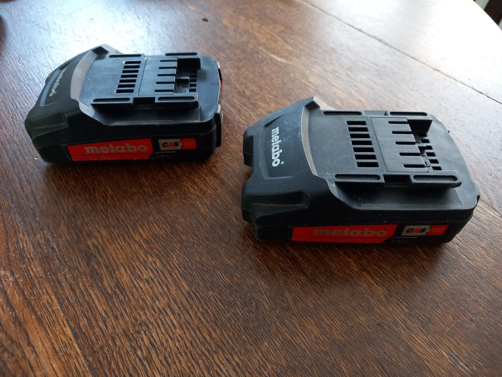2x Originele Metabo CAS Accu 18V (2.0 Ah) – Goede staat, Ophalen, Gebruikt