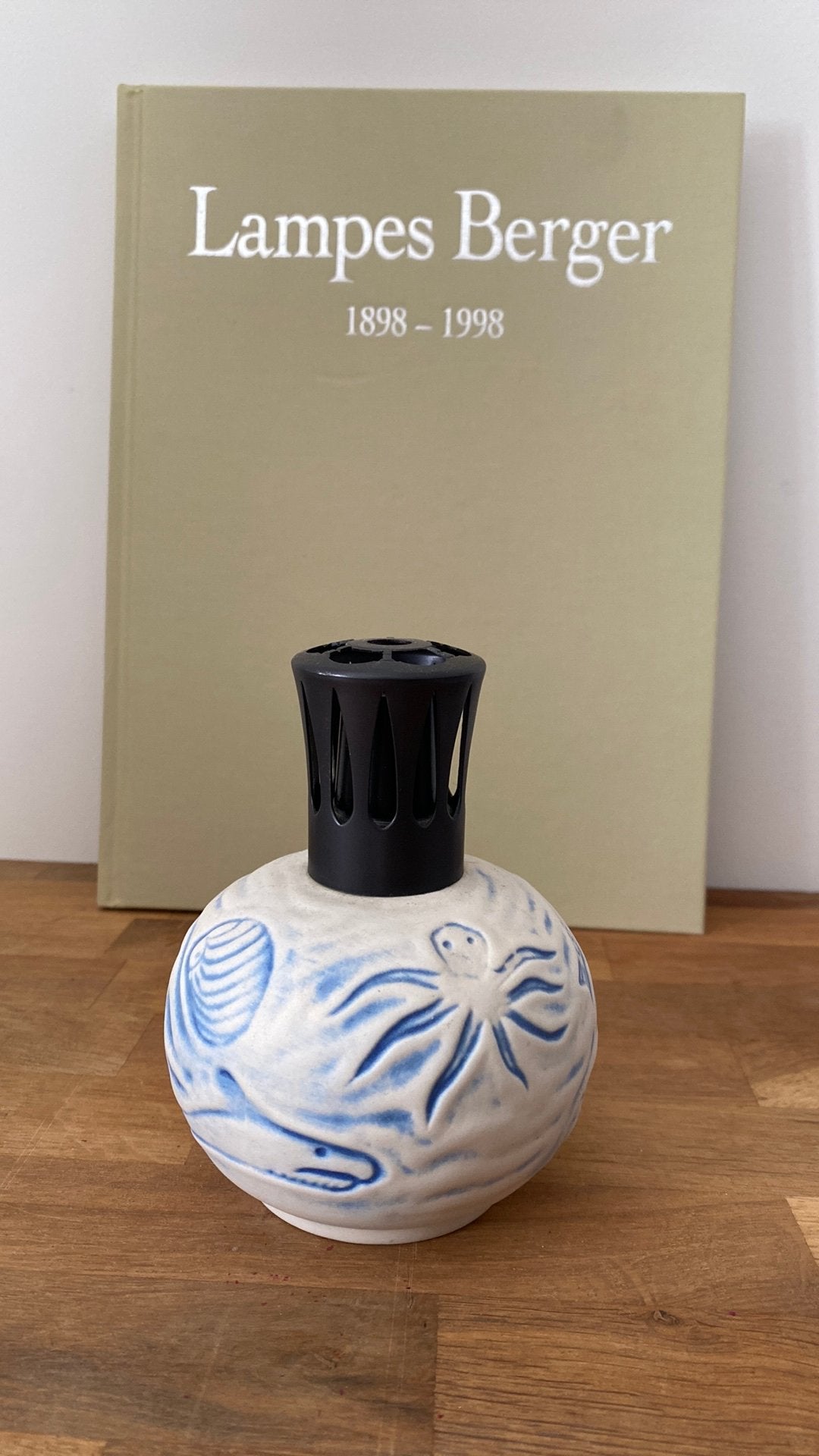 Lampe Berger/Maison Berger geurbrander Relief Marin, Huis en Inrichting, Ophalen of Verzenden, Zo goed als nieuw, Meerkleurig