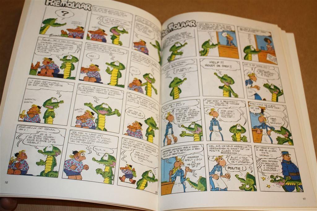 Honger is de beste flous. Premolaar, 2. Mouminoux., Boeken, Eén stripboek, Ophalen of Verzenden, Gelezen