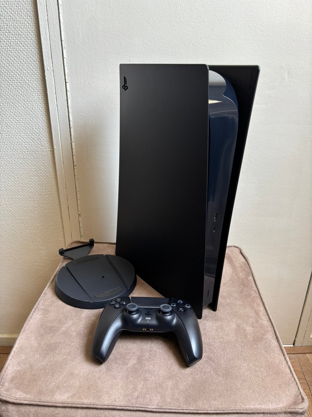 PlayStation 5 Disc met zwarte Controller, Spelcomputers en Games, Spelcomputers | Sony PlayStation 5, Ophalen of Verzenden, Zo goed als nieuw