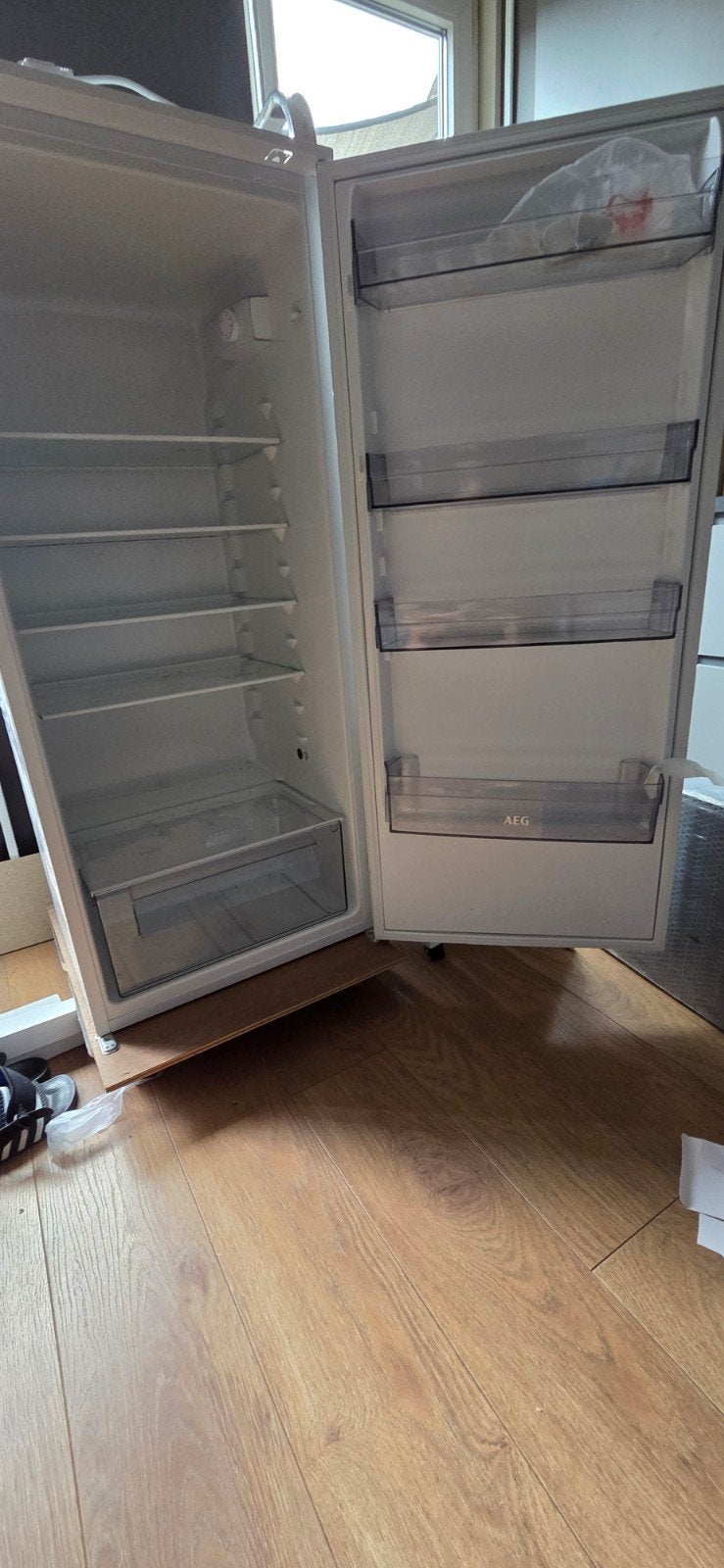 AEG koelkast inbouw 120cm hoog, Ophalen, Gebruikt, 120 tot 140 cm, Minder dan 60 cm