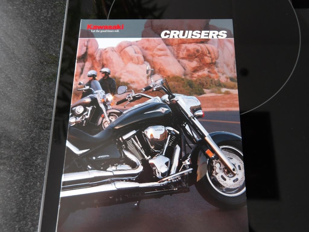 Folder Kawasaki Cruisers, Motoren, Handleidingen en Instructieboekjes, Verzenden, Kawasaki