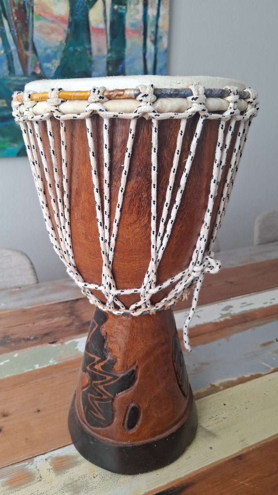 Djembe, Ophalen, Gebruikt, Trommel