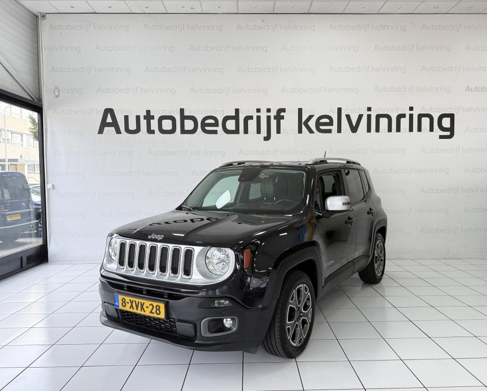 Jeep Renegade 1.4 M.Air Limited Bovag Garantie NAP, Auto's, Gebruikt, 400 kg, Zwart, Bedrijf