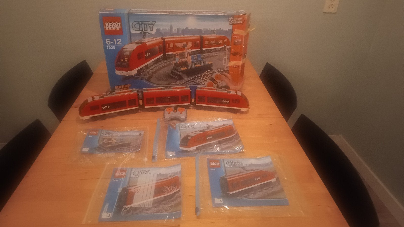 Lego City Trein 7938 Passagierstrein met afstandsbediening, Ophalen, City, Lego, Compleet