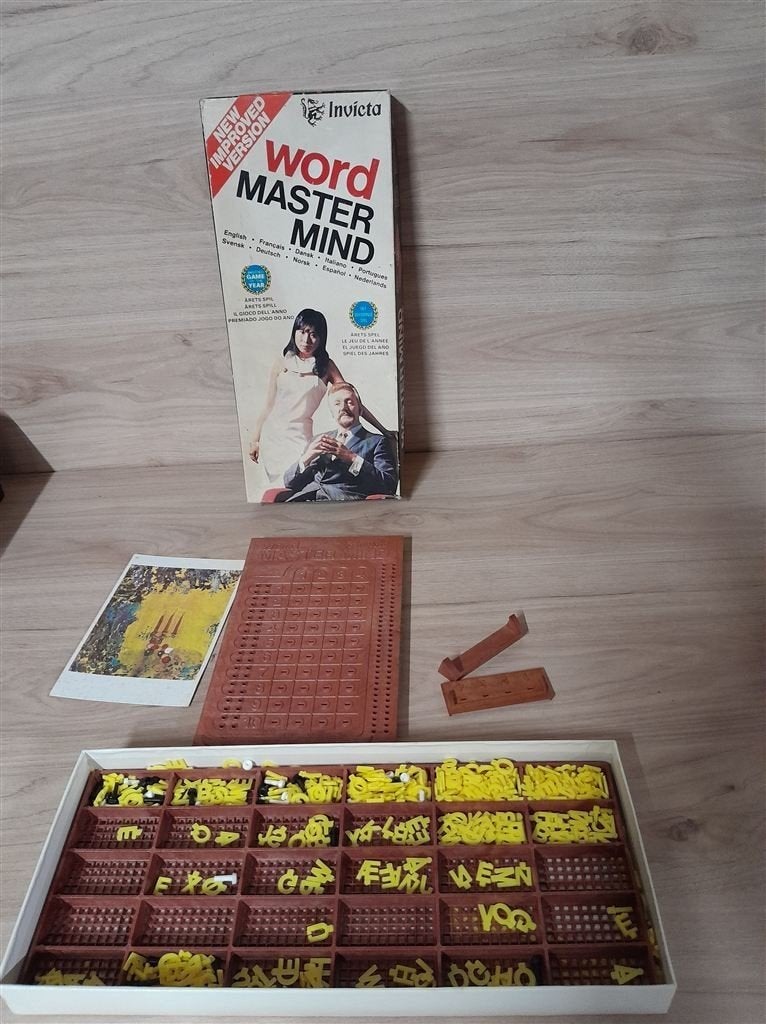 Word mastermind - s1453, Hobby en Vrije tijd, Gezelschapsspellen | Bordspellen, Verzenden, Zo goed als nieuw