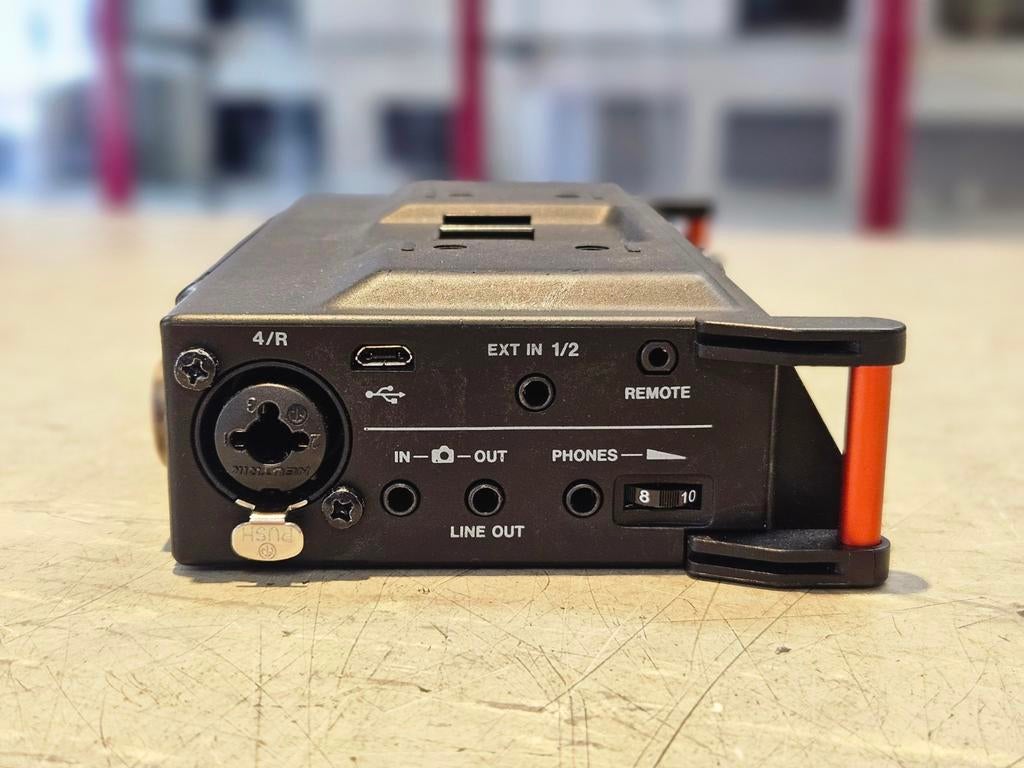 Tascam DR-70D 4-kanaals audio recorder voor DSLR, Gebruikt, Tascam, Ophalen of Verzenden, Tascam
