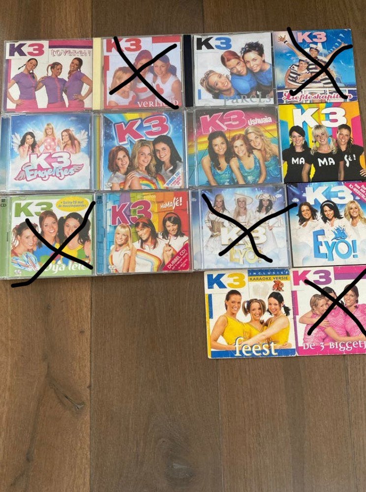 K3 CD's, Inclusief doosje, Ophalen of Verzenden, Zo goed als nieuw, Muziek