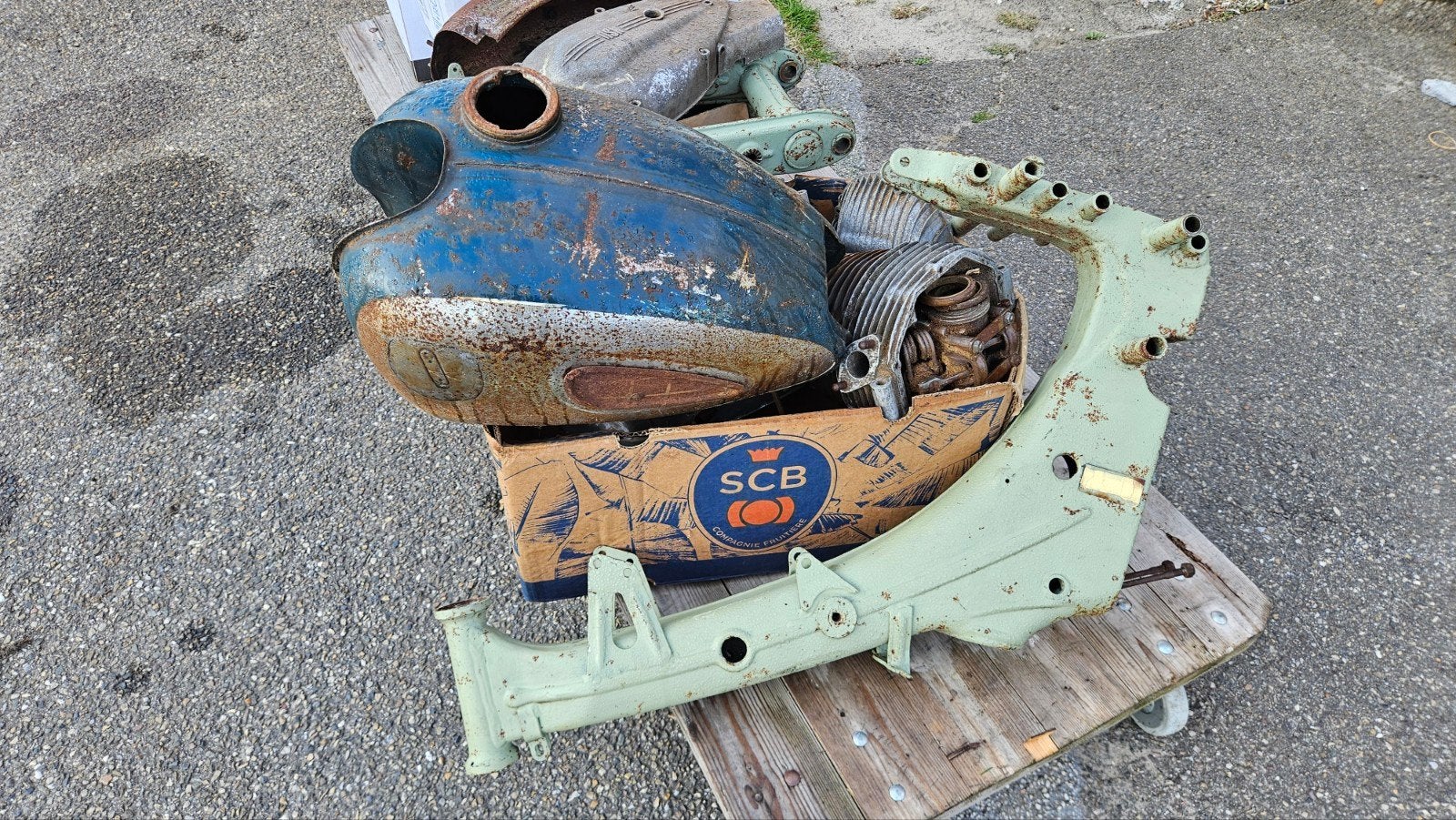 NSU Max onderdelen, Motoren, Ophalen of Verzenden