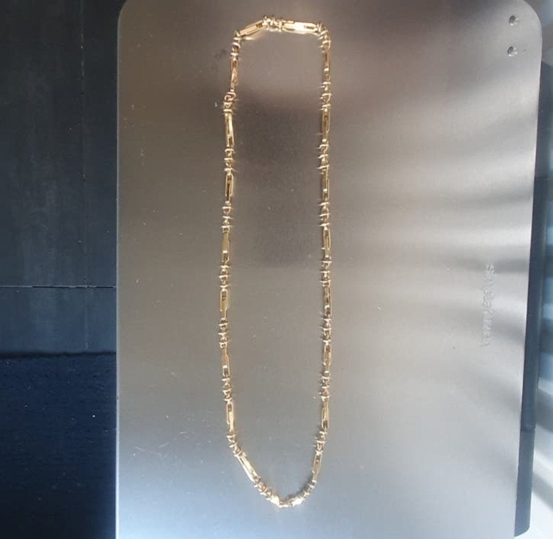 Monte carlo gouden goud ketting 14 karaat 14kt 575 rolex, Sieraden, Tassen en Uiterlijk, Ophalen of Verzenden, Gebruikt, Goud