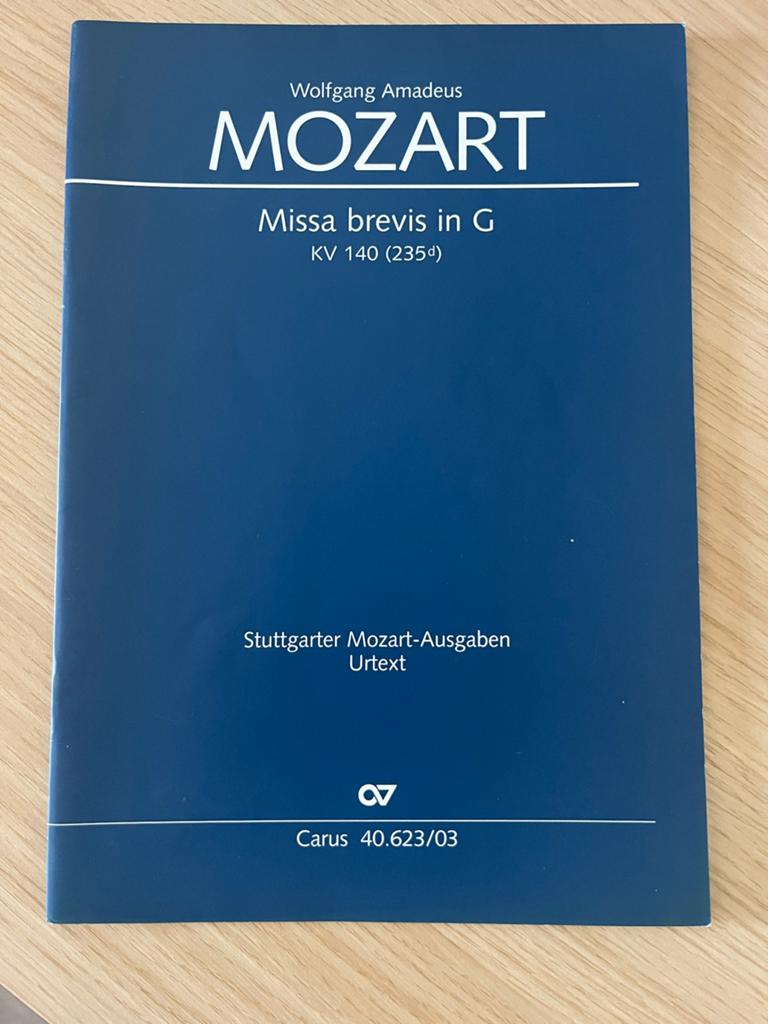Mozart: Missa brevis in G, KV 140 (235d) - Urtext, Ophalen of Verzenden, Zo goed als nieuw, Artiest