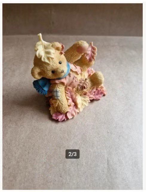 Beren beeldje Nathan h, Verzamelen, Onbekend, Cherished Teddies, Onbekend, Cherished Teddies