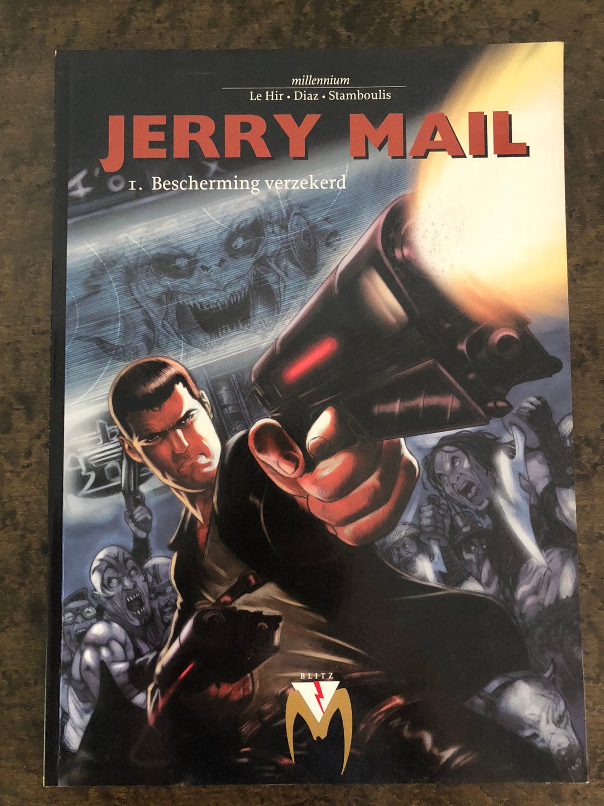 Stripboek Jerry Mail, Boeken, Eén stripboek, Ophalen of Verzenden, Zo goed als nieuw