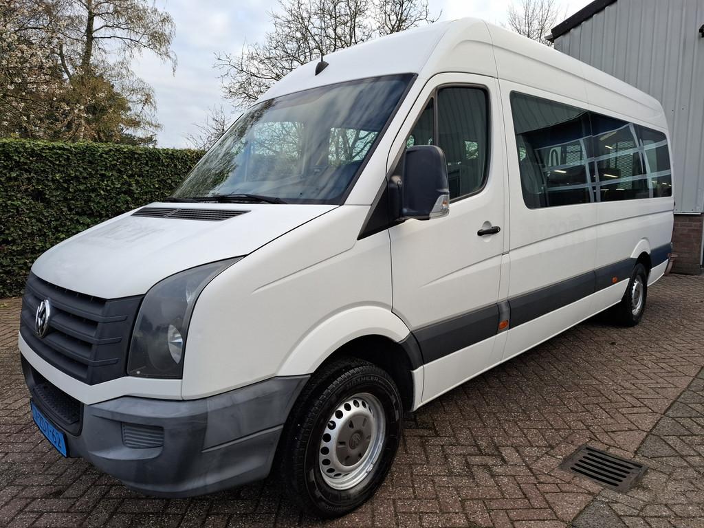 Volkswagen Crafter 35 2.0 TDI L3H2 7250.- INCL BTW 9-PERS RO, Auto's, Euro 5, Gebruikt, Overige modellen, Wit