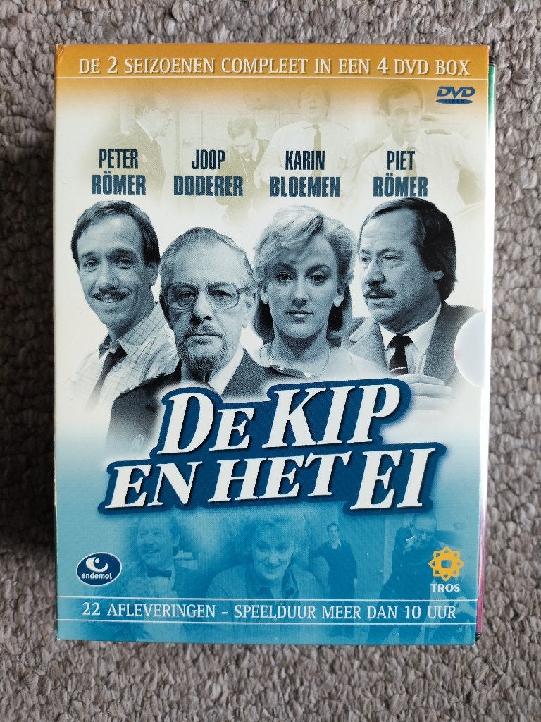 De Kip en het Ei 2 seizoenen compleet in 4 dvd box, Ophalen of Verzenden, Zo goed als nieuw, Overige genres